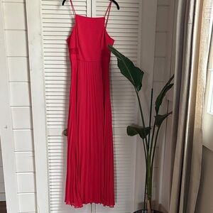 BCBGeneration Vibrant Red Maxi Dress